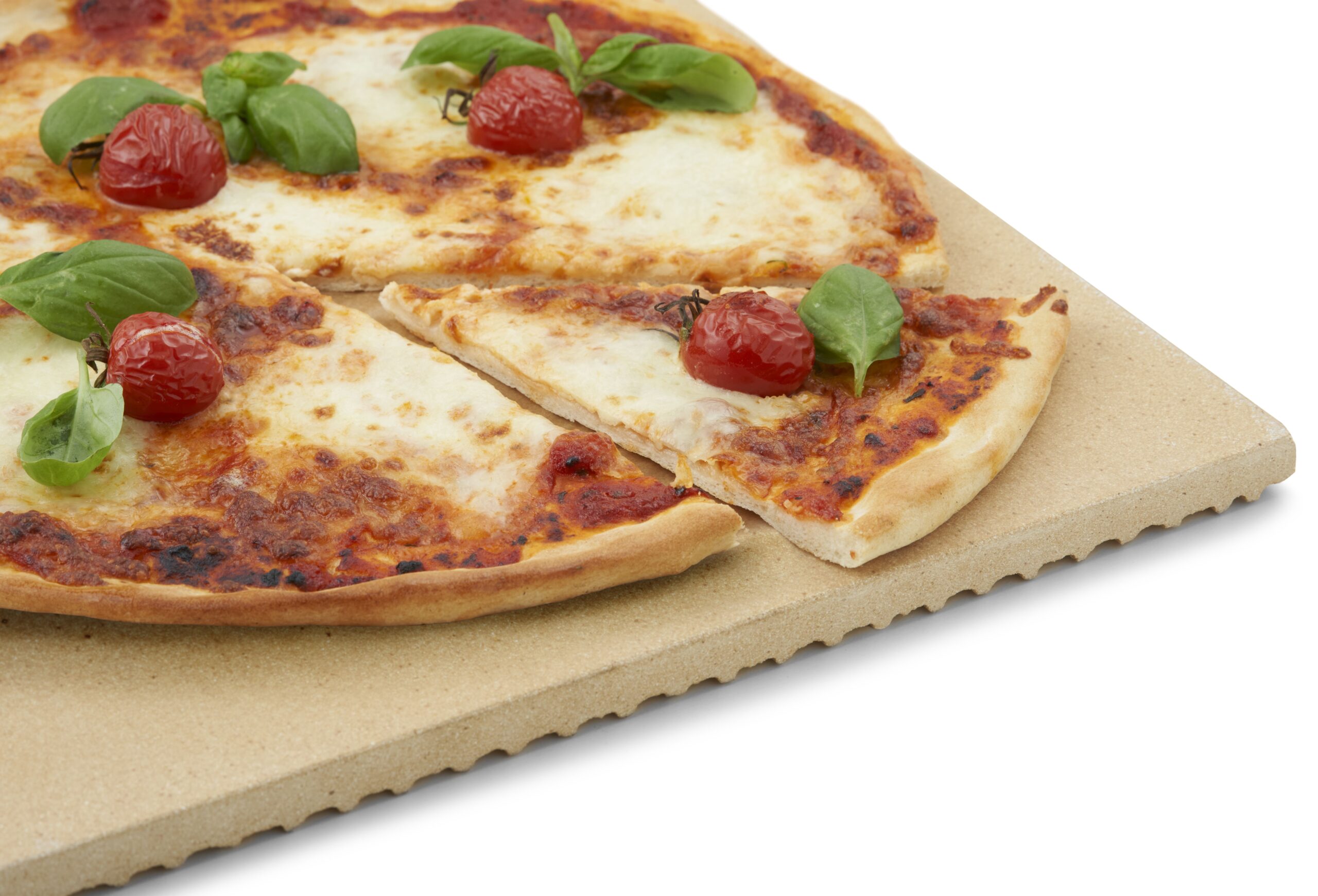 Fuego Pizza Stone Kit - 16" Stone, Foldable Peel & Cutter For Grills & Ovens (Tan)